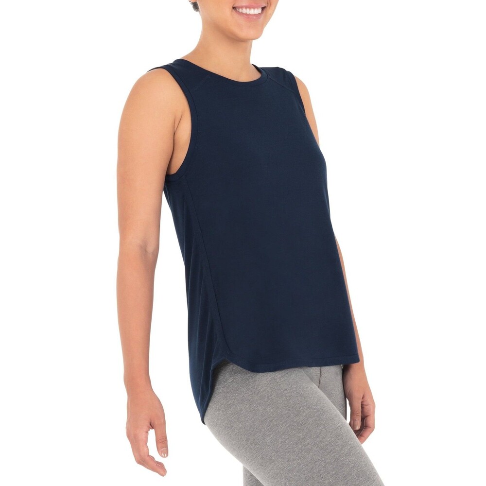 Athletic Works Women's Racerback Blue Cove Tank Top